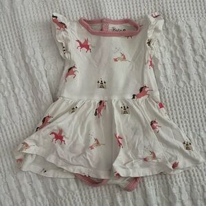 Kyte BABY Pink and White Twirl Dress